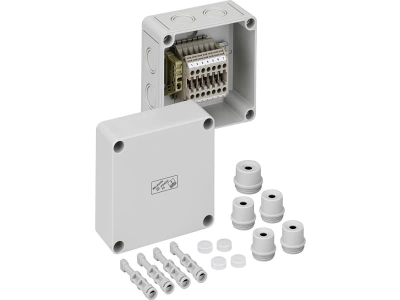 Spelsberg RKi 4/07 SL-7x4q Skåp för terminalrader 110 x 110 x 90 Plast Grå 1 st