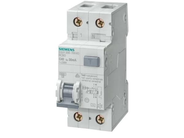 Siemens 5SU1656-6KK16 FI-turvakytkin 1-napainen 16 A 0,3 A 230 V