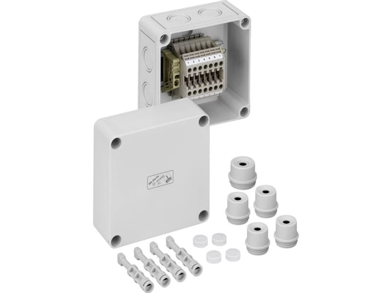 Spelsberg RKi 4/07-7x4q Skåp för terminalrader 110 x 110 x 90 Plast Grå 1 st