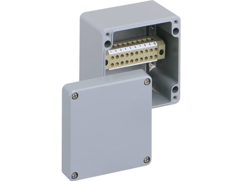 Spelsberg ALR 1010-4q Skåp för terminalrader 100 x 100 x 81 Aluminiumgrå 1 st