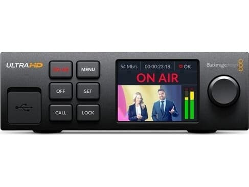Blackmagic Design Web Presenter 4K, Svart, 60 hz, 720p, 1080p, 2160p, H.264, H.265, USB Type-C, AC/DC