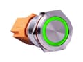 Pikkukuva 4 / 4: Joy-it BUTTON22A-L-GR BUTTON22A-L-GR BUTTON22A-L-GR Painonappikytkin 250 V 3 A 1 x On/(Off) Klikkaava Vihreä (Ø x K) 25 mm x 35 mm IK10 , IP67 1 kpl