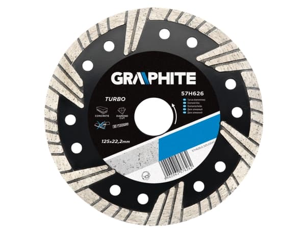 Graphite 200 x 25,4 mm turbo deimantinis diskas