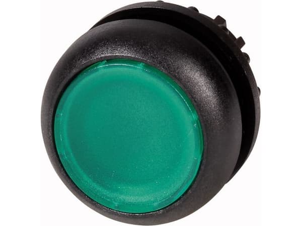 Eaton M22S-DL-G, Painikekytkin, Musta, Vihreä, IP66, IP67, IP69, 29,7 mm, 29,7 mm, -25 - 70 °C