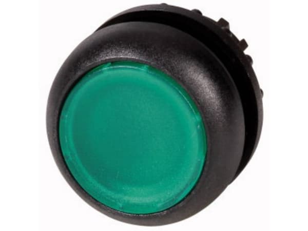 Eaton M22S-DL-G, Painikekytkin, Musta, Vihreä, IP66, IP67, IP69, 29,7 mm, 29,7 mm, -25 - 70 °C