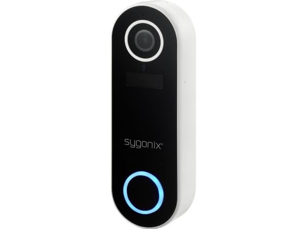 Sygonix SY-4694702 IP video dør intercom WLAN utendørs enhet hvit, svart (SY-4694702)