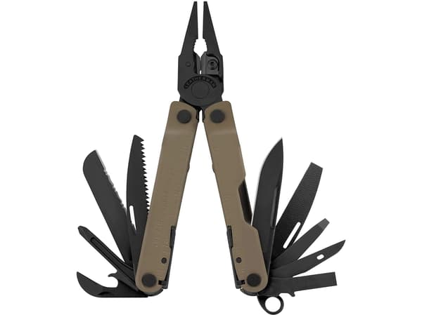 Leatherman Multitool Rebar Coyote incl. Nylon Wallet (x17)
