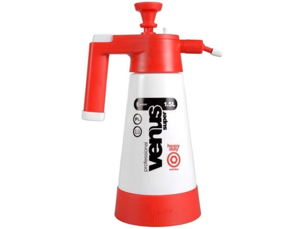 Pumpespray, Kwazar Venus Professional Super HD, 1,5 l, rød, plast