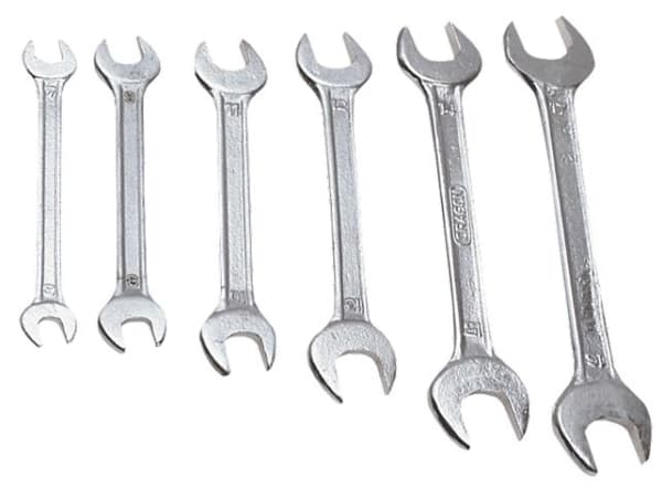 Top Tools skiftnycklar 8-17mm 6st (35D355)