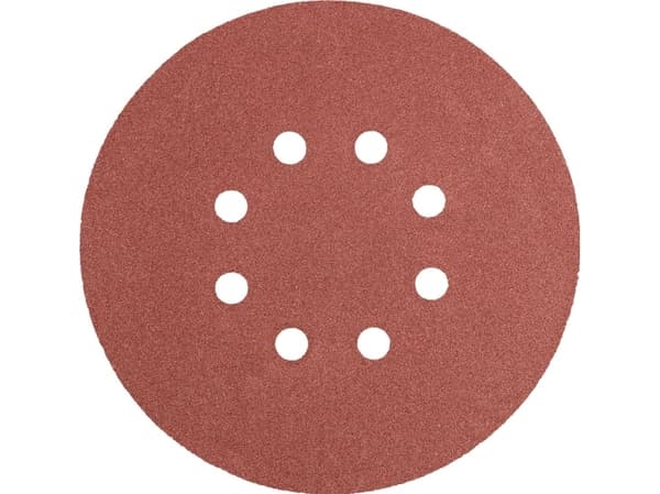 Sanding discs 150mm, K150, 5pcs with 8 holes Graphite 55H950