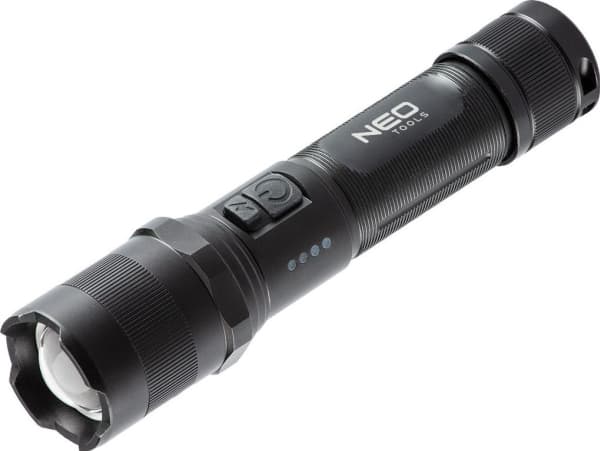 USB-ladattava taskulamppu 1000lm LED OSRAM P9 LED 99-035