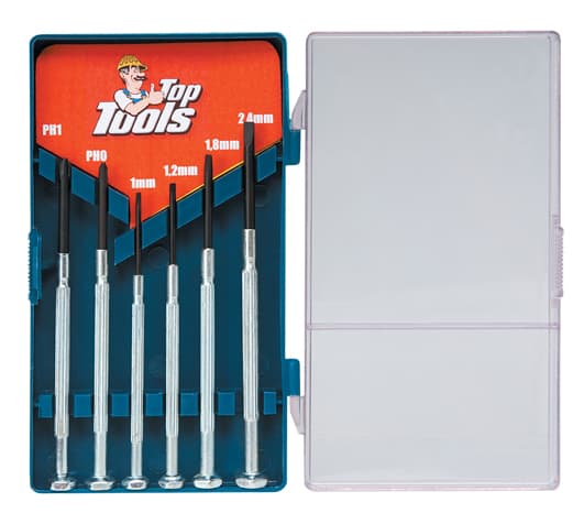 Top Tools Precision screwdrivers 6 pcs. (39D193)