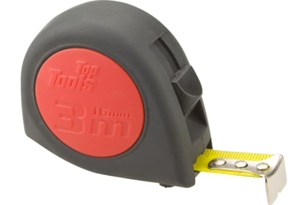 Top Tools Rullattu teräsmittanauha 7.5m x 25mm - 27C318
