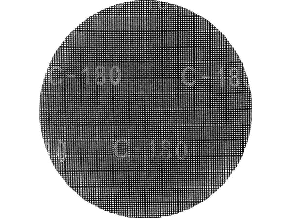Graphite Graphite abrasive mesh (Velcro mesh, 225 mm, K180, for grinder 59G260, 10 pcs.)