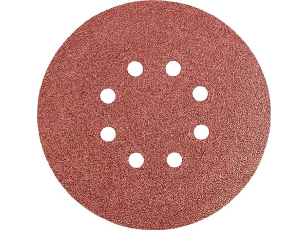 Sanding discs 150mm, K60, 5pcs with 8 holes Graphite 55H946