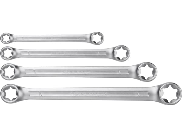 Neo doble torx ringnøkler E6-E24 4 stk. (09-980)