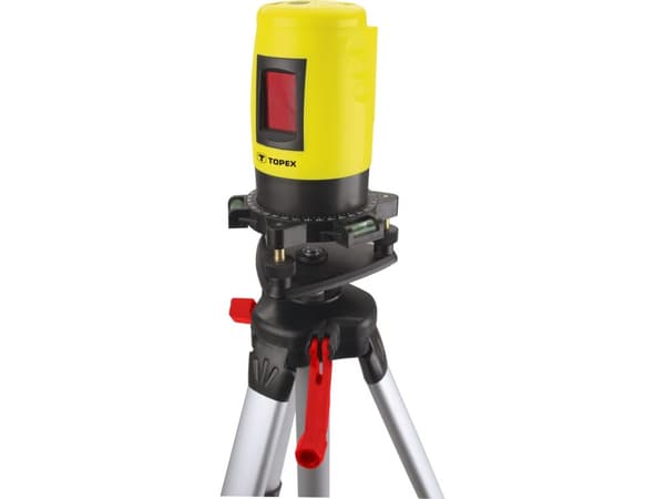 Self-leveling laser level, tripod