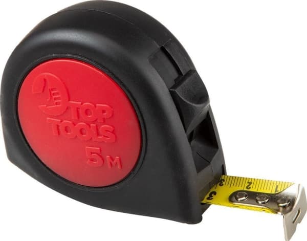 Stålbåndsmål 5m x 19mm 2 tape viklingslåser Bi-materialehus 27C315