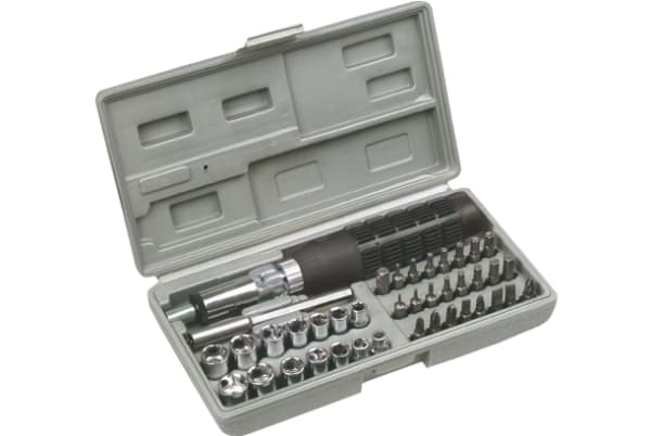 Top Tools Top Tools Skrutrekkerbits og fatninger med håndtak 40 stk. - 39D386