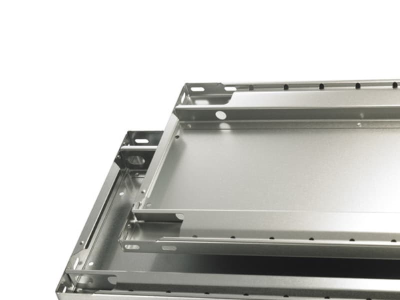 Hylla Boltless FIFO, CAN150 med stopp och förstärkning 1000x600 Galv