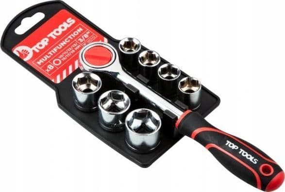Top Tools Socket Wrench Set 3/8 "8pcs (38D142)
