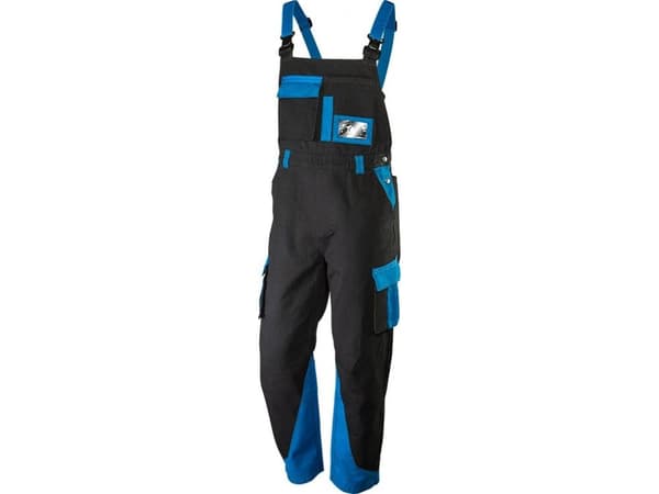 Neo Work Trousers with Bib and Brace (Work Dungarees HD+, Size L)