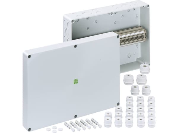 Spelsberg RK 4/50-50x4q Rivipäätekaappi 254 x 360 x 111 Muovi Harmaa 1 kpl