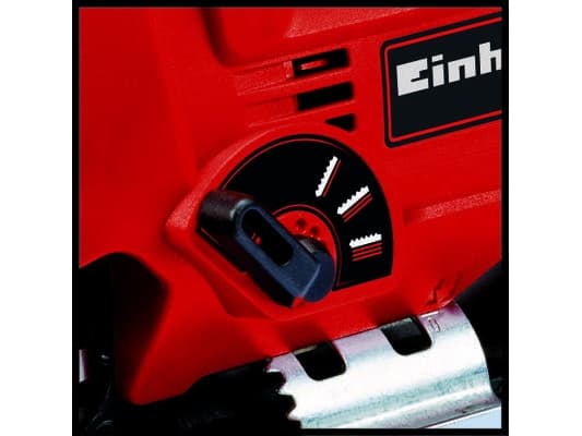 Einhell TC-JS 80/1, Svart, Röd, 45°, 3000 spm, 8 cm, 1000 spm, 1 cm