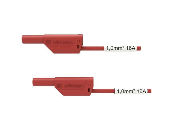 Schützinger VSFK 8500 / SIL1 / 200 / RT Sikkerhedsprøveledning 4 mm-stik 4 mm-stik 200.00 cm Rød 1 stk