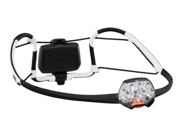 Petzl IKO - Hodelykt - LED - 3-modus - hvitt lys - svart Sort, Hvit