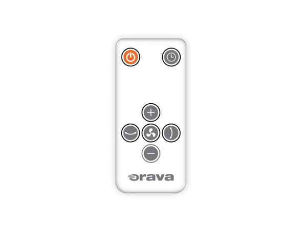 Orava SF-300, Kotitaloustuuletin lavoilla, Valkoinen, Lattia, Muovi, 55 dB, 23 cm