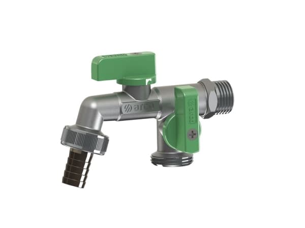 Arco Nano Dual Garden Tap Mac 1/2X3 /4X3/4 15