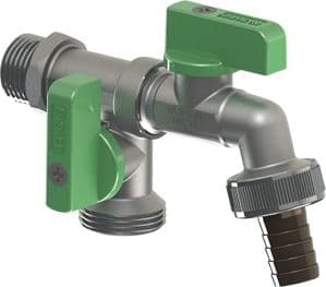Arco Nano Dual Garden Tap Mac 1/2X3 /4X3/4 15