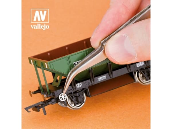 Vallejo T12004, Rustfritt stål, Rustfritt stål, Flat, Bøyd, 115 mm, 1 stykker