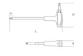 Miniatyrbild 2 av 2: Beta Tools Torx spindelnyckel typ T T25 (000970725)