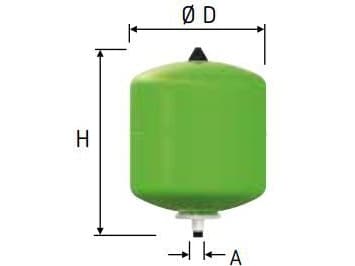 Refix DD 8l 10b 3/4'' grön tryckslang Refix DD 8l 10b 3/4'' grön
