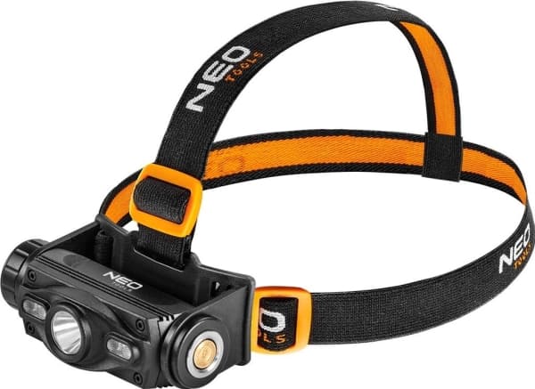 USB ladattava otsalamppu 1000lm punainen sininen CREE LED + LED 99-028