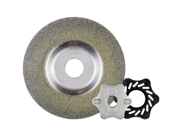 PFERD CC-GRIND-SOLID-DIAMOND 125-22,23 D 852, Teräs, valurauta, värimetalli, PFERD, 2,22 cm, 12,5 cm, 12200 rpm, 1 kpl