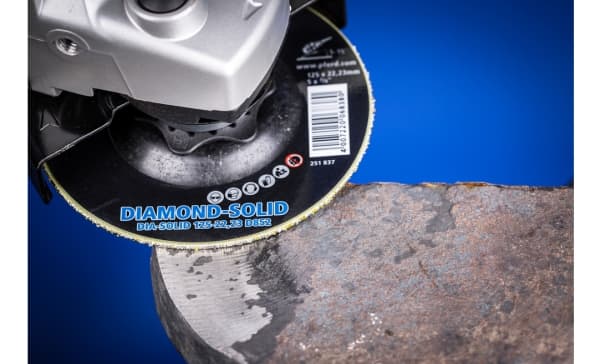 PFERD CC-GRIND-SOLID-DIAMOND 125-22,23 D 852, Teräs, valurauta, värimetalli, PFERD, 2,22 cm, 12,5 cm, 12200 rpm, 1 kpl