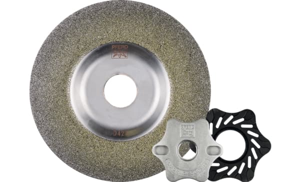 PFERD CC-GRIND-SOLID-DIAMOND 125-22,23 D 852, Teräs, valurauta, värimetalli, PFERD, 2,22 cm, 12,5 cm, 12200 rpm, 1 kpl