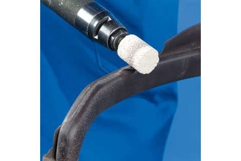 PFERD ZY 2532 6 AH 1 D12V RUBBER, Tre, Plast, 32900 RPM, 2,5 cm, 10 stykker