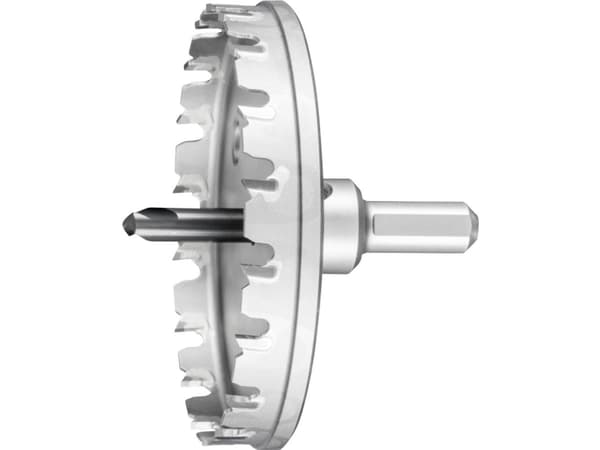 PFERD LOS HM 10008, Single, Borr, Gjuten aluminium, Metall, Icke-järnmetaller, Rostfritt stål, Plast, Stål, 10 cm, 1 styck