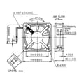Miniatyrbild 3 av 3: Sunon DP201A2123HBT Axialfläkt 230 V/AC 147.78 m³/h (L x B x H) 120 x 120 x 38 mm