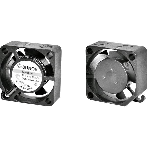 Sunon MF25101V11000UA99 Axialfläkt 12 V/DC 6.45 m³/h (L x B x H) 25 x 25 x 10 mm