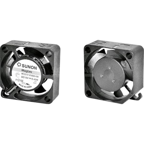 Sunon MF25101V21000UA99 Axialfläkt 12 V/DC 5.09 m³/h (L x B x H) 25 x 25 x 10 mm