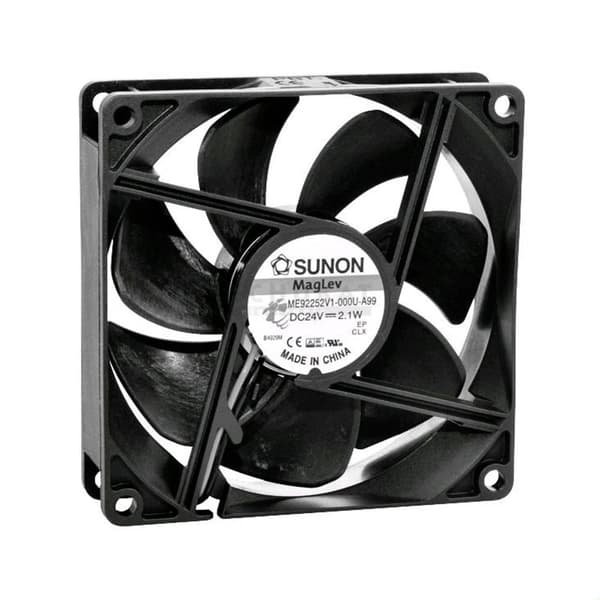 Sunon EE92251B1-A99 Axialfläkt 12 V/DC 87.47 m³/h (L x B x H) 92 x 92 x 25 mm