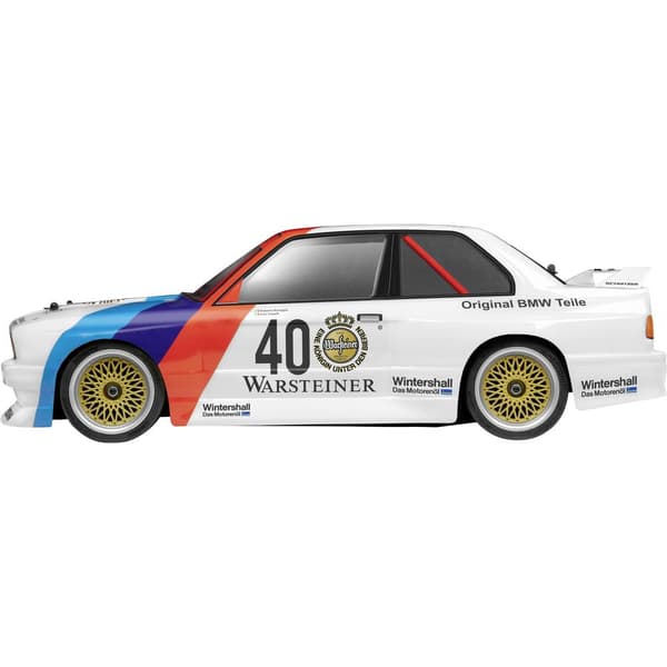 HPI Racing 1:10 RC modellbil Elektrisk Touringbil RS4 SPORT 3 BMW M3 E30 Warsteiner Fyrhjulsdrift (4WD) RtR 2,4 GHz ink