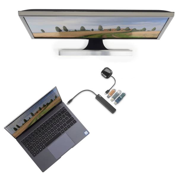 Hama USB-C®-dockningsstation 00200117 Passar till följande märken: univerzálny inkl. laddningsfunktion-lås, USB-C® Powe