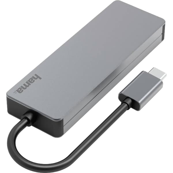 Hama 00200105 4 Port USB-C® (USB 3.1) Multiport Hubb Antracit