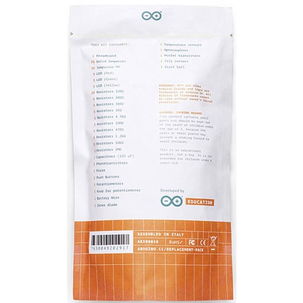 Arduino AKX00030 Accessory Replacements Pack Education